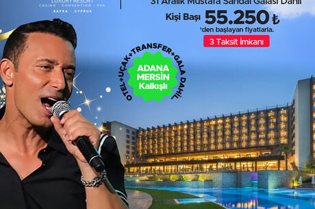 2 GECE 3 GÜN YILBAŞI KIBRIS TATİLİ / MUSTAFA SANDAL (CONCORDE LUXURY RESORT & CASINO 5* OTEL)