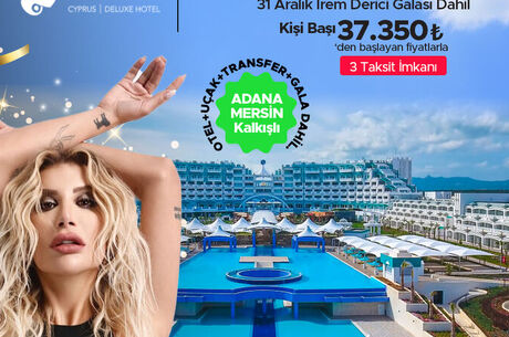 2 GECE 3 GÜN YILBAŞI KIBRIS TATİLİ / İREM DERİCİ  (LIMAK DELUXE HOTEL 5* OTEL) 