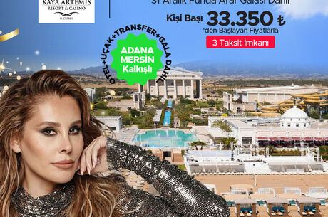 2 GECE 3 GÜN YILBAŞI KIBRIS TATİLİ / FUNDA ARAR (KAYA ARTEMİS RESORT & CASINO 5*)